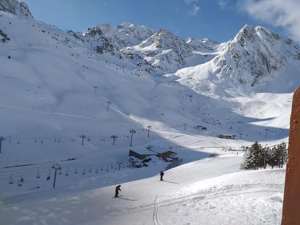 Studio En Pleine Montagne Avec Vue Sur Marmottes La Mongie Bagian luar foto