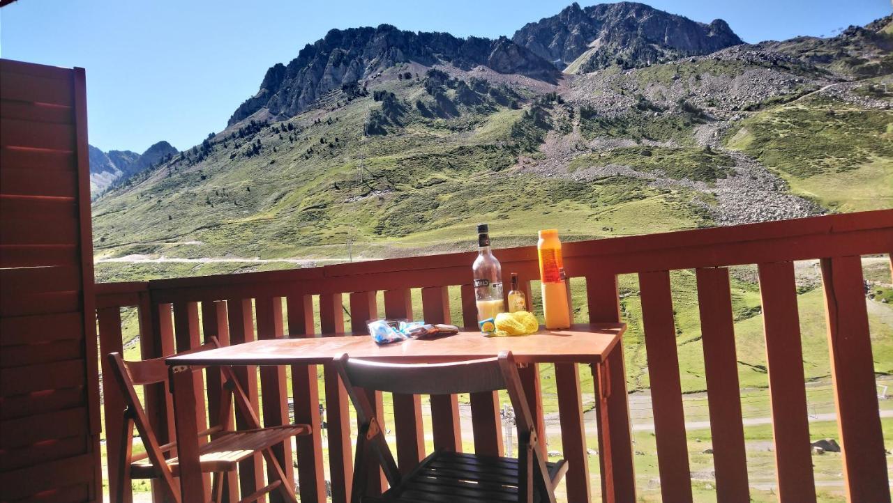 Studio En Pleine Montagne Avec Vue Sur Marmottes La Mongie Bagian luar foto